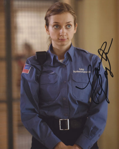 LAUREN LAPKUS SIGNED ORANGE IS THE NEW BLACK 8X10 PHOTO 2