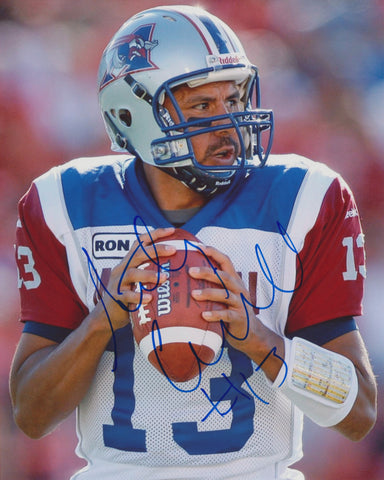 ANTHONY CALVILLO SIGNED MONTREAL ALOUETTES 8X10 PHOTO 7