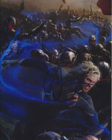 AARON TAYLOR-JOHNSON SIGNED AVENGERS AGE OF ULTRON 8X10 PHOTO 2
