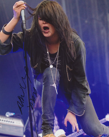 ALISON MOSSHART SIGNED THE KILLS 8X10 PHOTO THE DEAD WEATHER