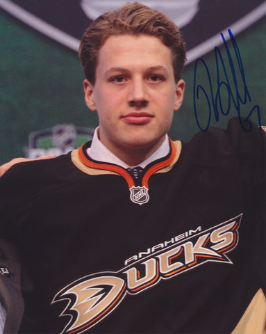 RICKARD RAKELL SIGNED ANAHEIM DUCKS 8X10 PHOTO
