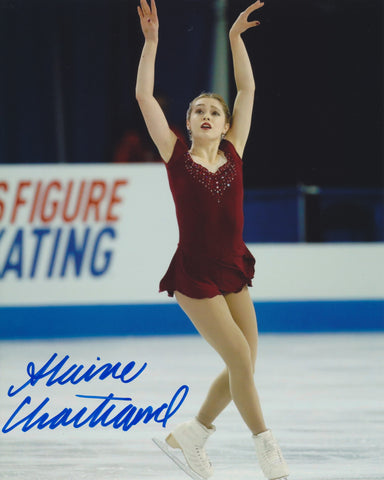 ALAINE CHARTRAND SIGNED FIGURE SKATING 8X10 PHOTO 2