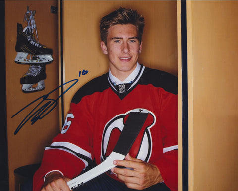 MICHAEL MCLEOD SIGNED NEW JERSEY DEVILS 8X10 PHOTO