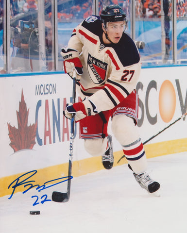 RYAN MCDONAGH SIGNED NEW YORK RANGERS 8X10 PHOTO 2