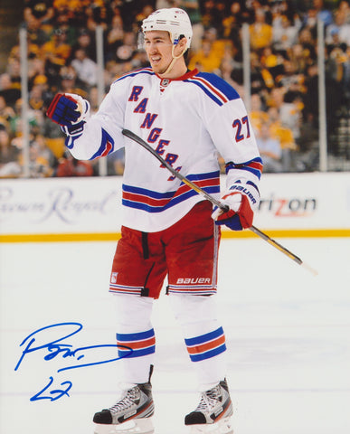 RYAN MCDONAGH SIGNED NEW YORK RANGERS 8X10 PHOTO 3
