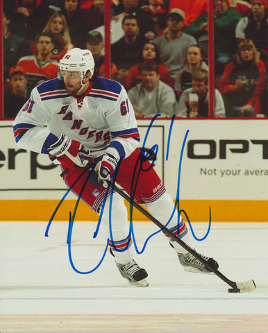 RICK NASH SIGNED NEW YORK RANGERS 8X10 PHOTO 2