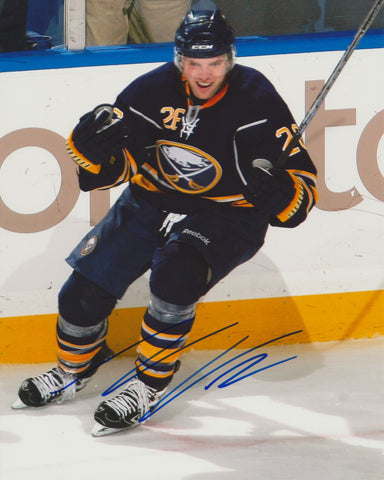 THOMAS VANEK SIGNED BUFFALO SABRES 8X10 PHOTO 2