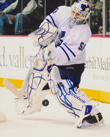 JONAS GUSTAVSSON SIGNED TORONTO MAPLE LEAFS 8X10 PHOTO 7