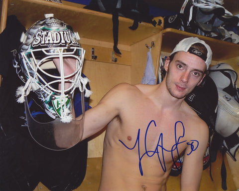 JONAS GUSTAVSSON SIGNED TORONTO MAPLE LEAFS 8X10 PHOTO 8