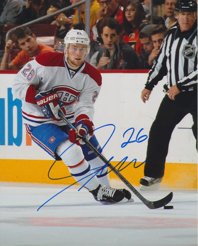 JIRI SEKAC SIGNED MONTREAL CANADIENS 8X10 PHOTO