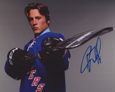 J.T. MILLER SIGNED NEW YORK RANGERS 8X10 PHOTO