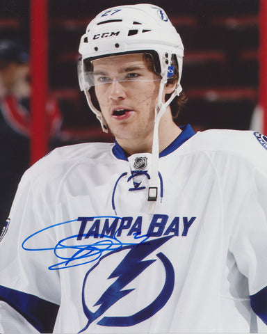 JONATHAN DROUIN SIGNED TAMPA BAY LIGHTNING 8X10 PHOTO