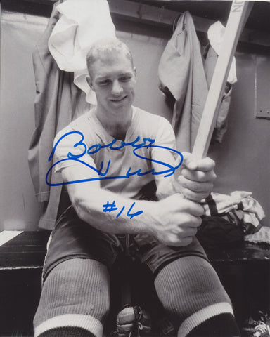 BOBBY HULL SIGNED CHICAGO BLACKHAWKS 8X10 PHOTO 3