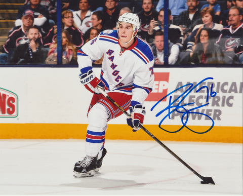 BRADY SKJEI SIGNED NEW YORK RANGERS 8X10 PHOTO