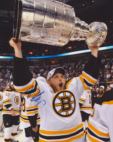 STEVE KAMPFER SIGNED BOSTON BRUINS 8X10 PHOTO