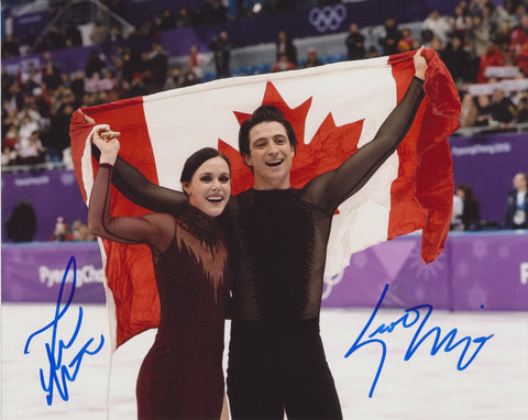 TESSA VIRTUE & SCOTT MOIR SIGNED 2018 OLYMPIC FIGURE SKATING 8X10 PHOTO 2