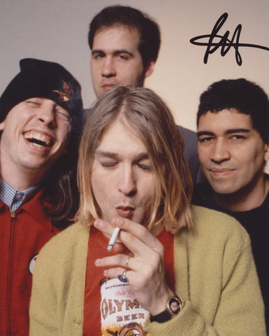 PAT SMEAR SIGNED NIRVANA 8X10 PHOTO