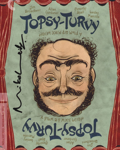 MIKE LEIGH SIGNED TOPSY-TURVY 8X10 PHOTO