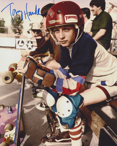 TONY HAWK SIGNED SKATEBOARDING 8X10 PHOTO X GAMES