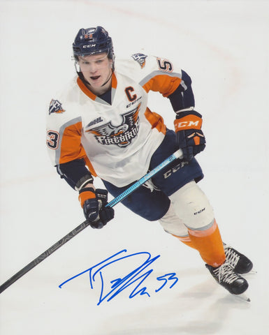 TY DELLANDREA SIGNED FLINT FIREBIRDS 8X10 PHOTO