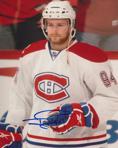 TOM PYATT SIGNED MONTREAL CANADIENS 8X10 PHOTO 2