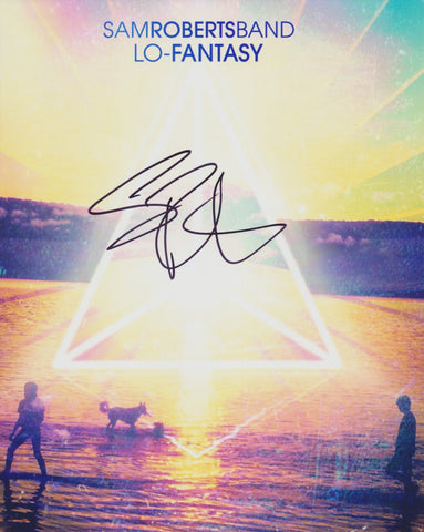 SAM ROBERTS SIGNED LO-FANTASY 8X10 PHOTO