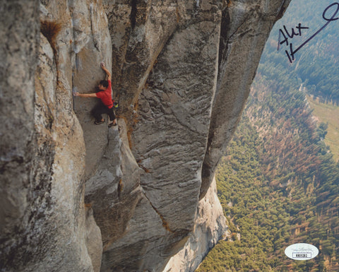 ALEX HONNOLD SIGNED FREE SOLO ROCK CLIMBER 8X10 PHOTO 2 JSA