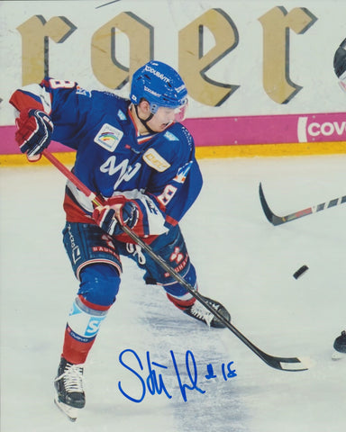 TIM STUTZLE SIGNED MANNHEIM EAGLES 8X10 PHOTO 2
