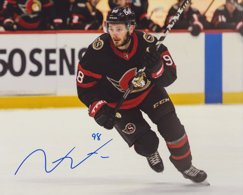 VICTOR METE SIGNED OTTAWA SENATORS 8X10 PHOTO