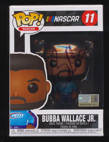 BUBBA WALLACE JR. SIGNED NASCAR FUNKO POP JSA