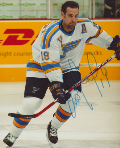 SCOTT MELLANBY SIGNED ST LOUIS BLUES 8X10 PHOTO