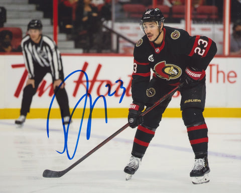 TRAVIS HAMONIC SIGNED OTTAWA SENATORS 8X10 PHOTO