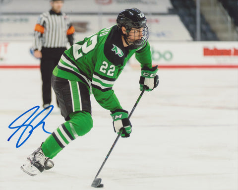SHANE PINTO SIGNED NORTH DAKOTA FIGHTING HAWKS 8X10 PHOTO 3
