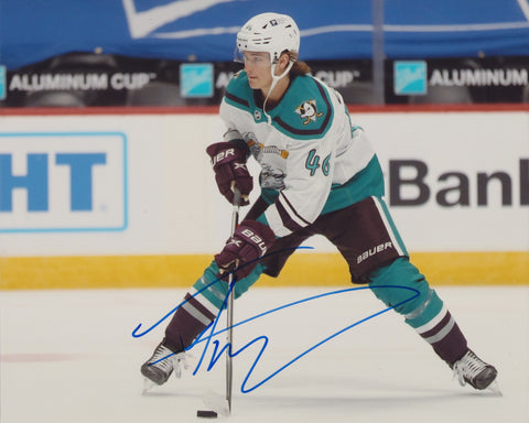 TREVOR ZEGRAS SIGNED ANAHEIM DUCKS 8X10 PHOTO 2