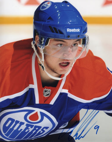 TOBIAS RIEDER SIGNED EDMONTON OILERS 8X10 PHOTO