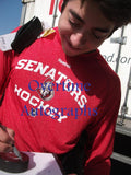 MIKA ZIBANEJAD SIGNED OTTAWA SENATORS PUCK