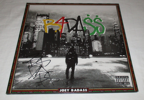 JOEY BADASS SIGNED BADASS VINYL RECORD JSA