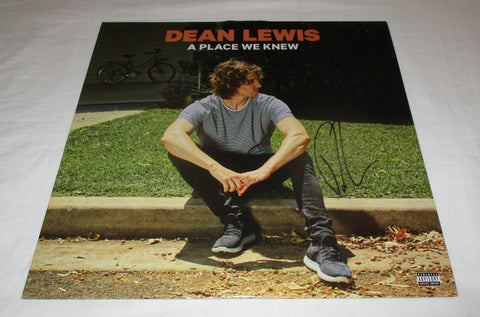 DEAN LEWIS SIGNED A PLACE WE KNEW VINYL RECORD JSA