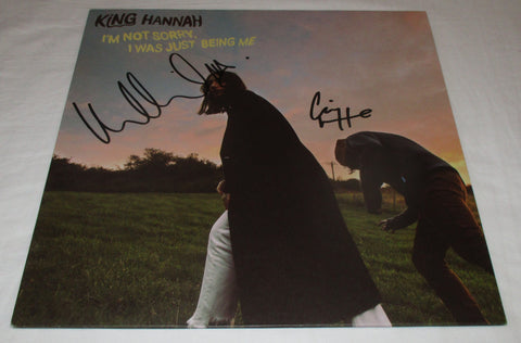 KING HANNAH SIGNED I'M NOT SORRY I WAS JUST BEING ME VINYL RECORD JSA