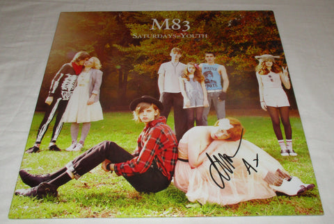 ANTHONY GONZALEZ SIGNED M83 SATURDAYS = YOUTH VINYL RECORD JSA