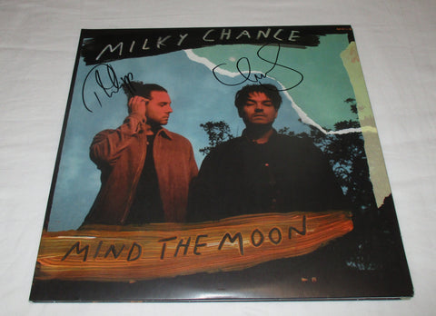 MILKY CHANCE SIGNED MIND THE MOON VINYL RECORD JSA