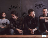 THRICE SIGNED 8X10 PHOTO 2 ACOA