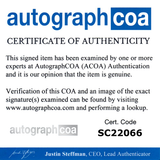 COLIN JAMES SIGNED 8X10 PHOTO 7 ACOA