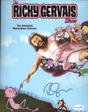 RICKY GERVAIS SIGNED THE RICKY GERVAIS SHOW 8X10 PHOTO ACOA