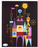 ROLLY CRUMP SIGNED DISNEY IT'S A SMALL WORLD 8X10 PHOTO ACOA