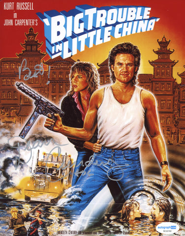 DEAN CUNDEY SIGNED BIG TROUBLE IN LITTLE CHINA 8X10 PHOTO ACOA