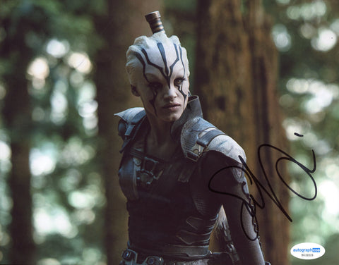 SOFIA BOUTELLA SIGNED STAR TREK BEYOND 8X10 PHOTO 2 ACOA