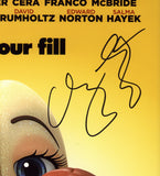 CHRISTOPHER LENNERTZ SIGNED SAUSAGE PARTY 12X18 MOVIE POSTER 2 ACOA