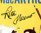 RITA MORENO SIGNED CRY OF BATTLE 12X18 MOVIE POSTER ACOA