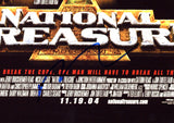 NICOLAS CAGE SIGNED NATIONAL TREASURE 12X18 MOVIE POSTER ACOA